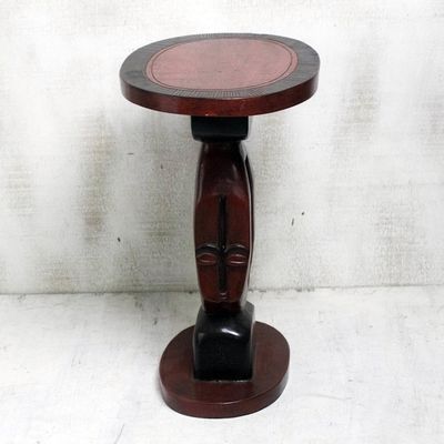 Alternate image for Handmade Cedar Wood Accent Table from Ghana Kekeli