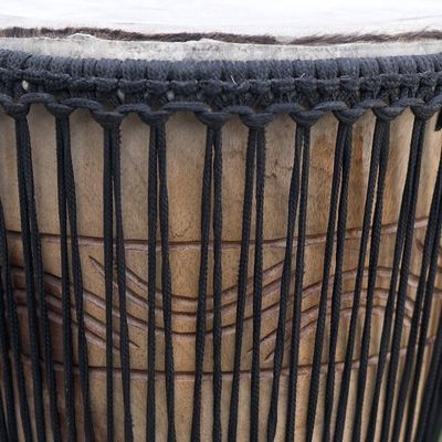 Alternate image for Handcrafted Wood Djembe Drum King of the Forest