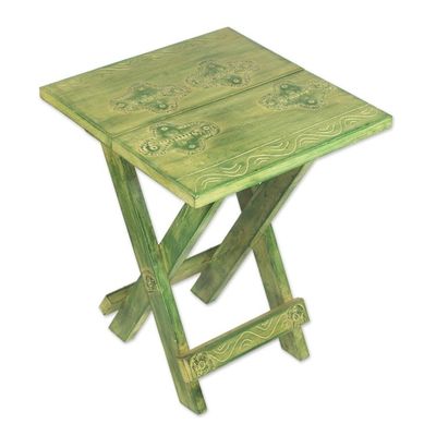 Alternate image for Fair Trade Wood Folding Table Transformation
