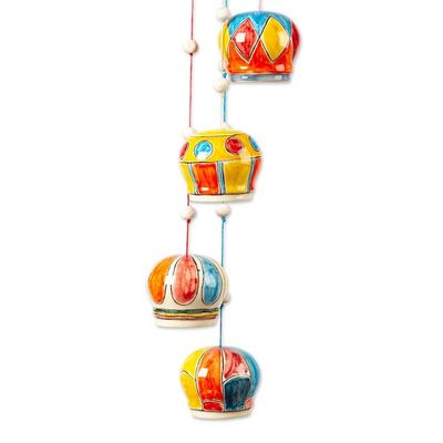 Alternate image for Artisan Crafted Hot-Air Balloon Themed Wind Chime Balloon Brigade