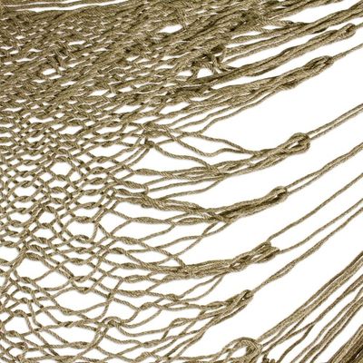 Alternate image for Grey Cotton Hammock Swing Chair from Mexico Single Grey Cascade