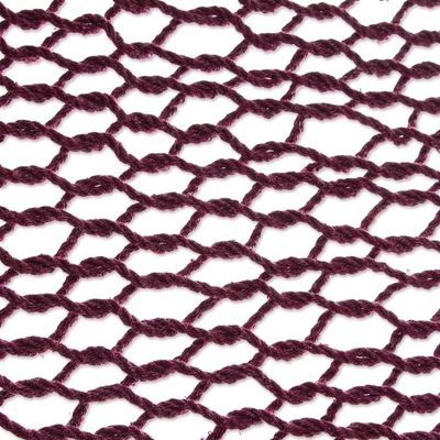 Alternate image for Cotton Rope Hammock in Wine Triple from Mexico Wine Cascade