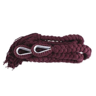 Alternate image for Cotton Rope Hammock in Wine Triple from Mexico Wine Cascade