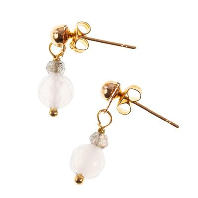 Alternate image for Necklace and Earrings Set with Multiple Gemstones Stardust