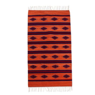 Alternate image for Bright Hand Loomed Area Rug 2.5x5 Diamond Mine