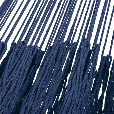 Alternate image for Navy Blue Cotton Hammock Double Uxmal Navy
