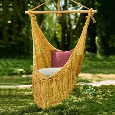 Alternate image for Hand Woven Cotton Rope Mayan Hammock Swing from Mexico Sweet Siesta