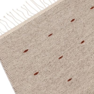 Alternate image for Handwoven Wool Area Rug from Mexico 2.5x5 Desert Drops