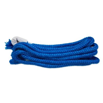 Alternate image for Hand Woven Fuchsia and Royal Blue Hammock from Mexico Iridescent Tropics