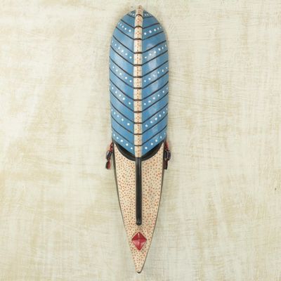 Alternate image for African Handmade Wall Mask of Northern Ghana Maiden Beautiful Northern Maiden