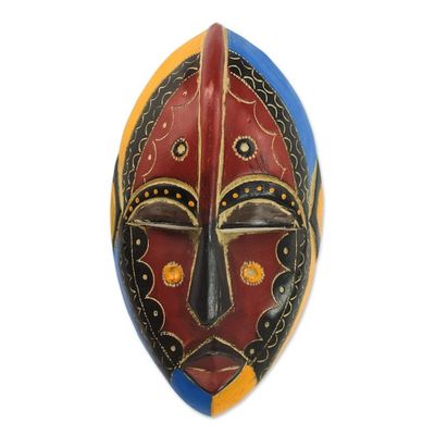 Alternate image for Hand Carved Wooden Igbo Mask Uzoma