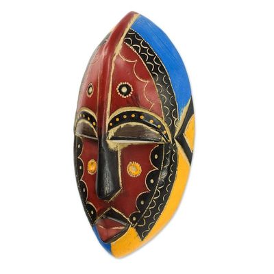 Alternate image for Hand Carved Wooden Igbo Mask Uzoma