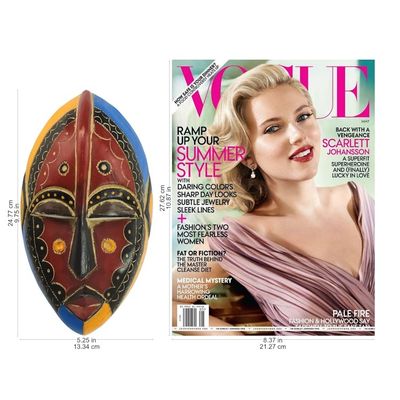 Alternate image for Hand Carved Wooden Igbo Mask Uzoma