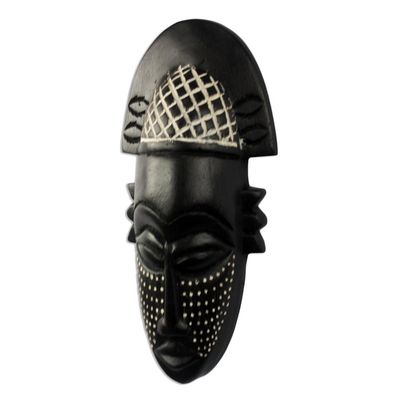 Alternate image for African Handmade Wood Wall Mask Lovely