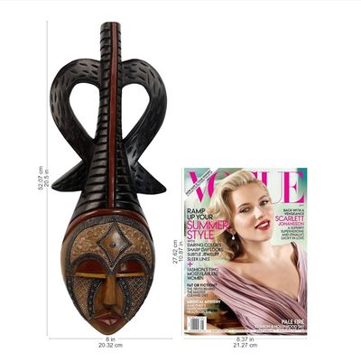 Alternate image for African Sese Wood Wall Mask from Ghana African Queen