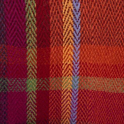 Alternate image for Multicolored 100 Alpaca Scarf Joyous Colors