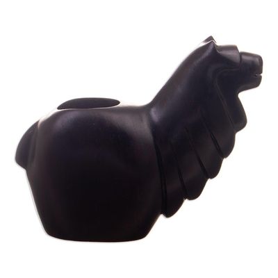 Alternate image for Traditional Inca Cedar Wood Conopa Tealight Candleholder Sacred Conopa