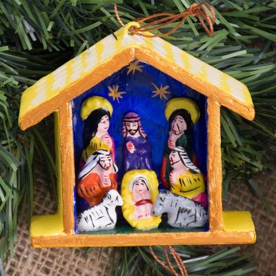 Alternate image for Ornaments Set of 5 Huts