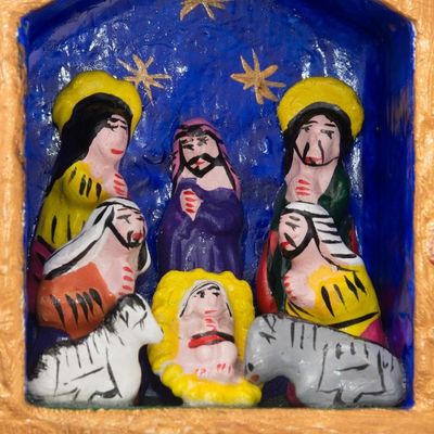 Alternate image for Ornaments Set of 5 Huts