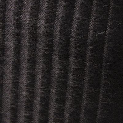 Alternate image for Smoke and Black Mens Alpaca Blend Poncho from Peru Smoke Adventure