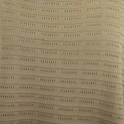 Alternate image for Organic Pima Cotton Textured Poncho in Sand Brown from Peru Warmi Sands