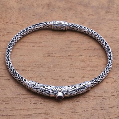 Main image for 18k Gold-Accented Amethyst Pendant Bracelet from Bali Single Eye