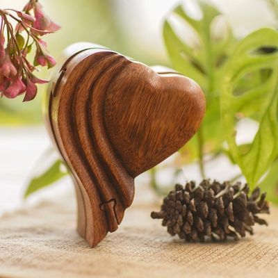 Alternate image for Heart-shaped Wood Puzzle Box Flying Heart