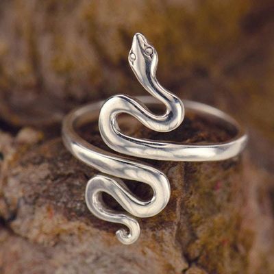 Alternate image for Adjustable Snake Ring