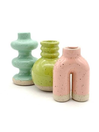 Alternate image for Bud Vase Happy Feet in Purple