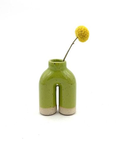 Alternate image for Bud Vase Happy Feet in Lime