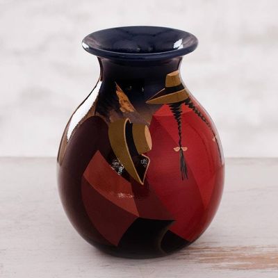 Alternate image for Handmade Cuzco Ceramic Vase The Rest