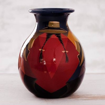 Alternate image for Handmade Cuzco Ceramic Vase The Rest