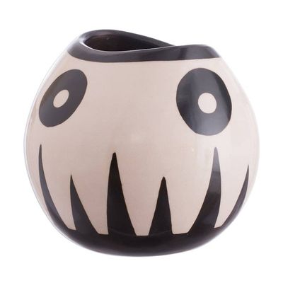 Alternate image for Handmade Chulucanas Ceramic Decorative Vase from Peru Chulucanas Spirit