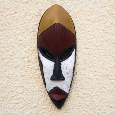 Alternate image for Ga Wood Mask Wisdom Is the Key