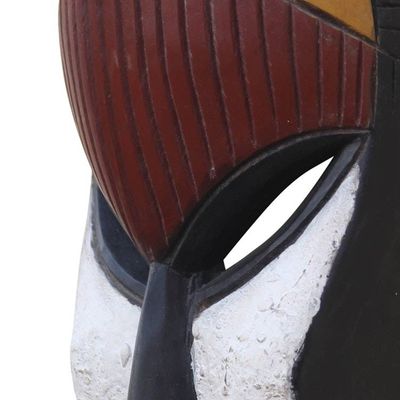 Alternate image for Ga Wood Mask Wisdom Is the Key