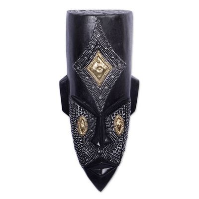 Alternate image for African Decorative Wood Mask for Wall Made in Ghana Ghanaian True Legend