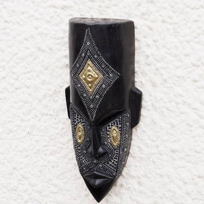 Alternate image for African Decorative Wood Mask for Wall Made in Ghana Ghanaian True Legend