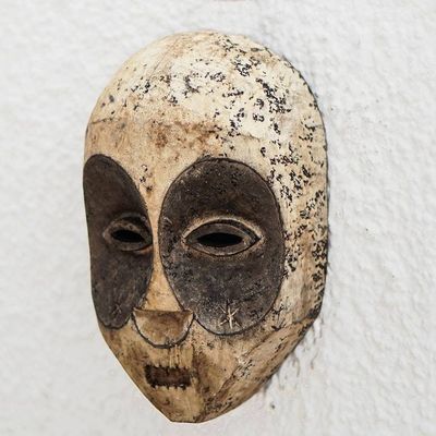 Alternate image for Artisan Crafted Sese Wood Mask Bakongo