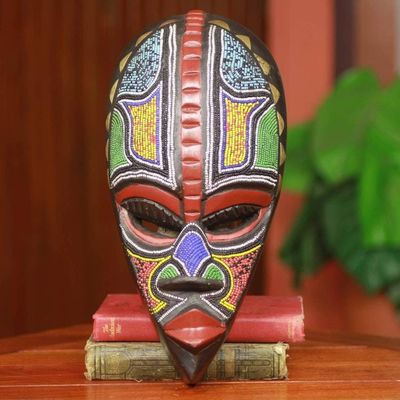 Alternate image for Authentic African Mask Proud Hausa Warrior