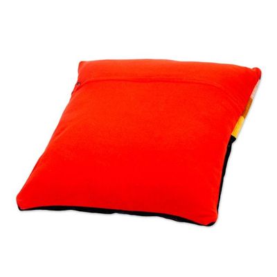 Alternate image for Zigzag Motif Wool Cushion Cover Zapotec Lightning