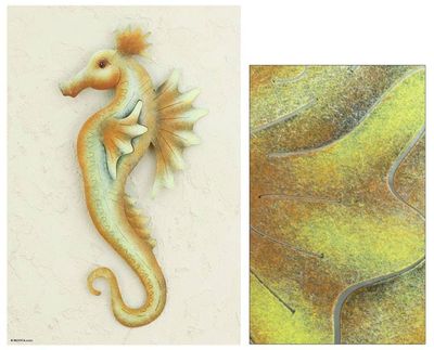 Main image for Handcrafted Sea Life Steel Wall Art King of the Seas