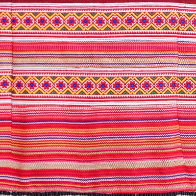 Alternate image for Hmong Hill Tribe-Inspired Cotton Blend Sheath Dress in Red Red Heirloom