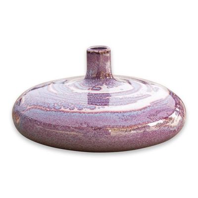 Alternate image for Fair Trade Celadon Ceramic Vase Lavender Universe