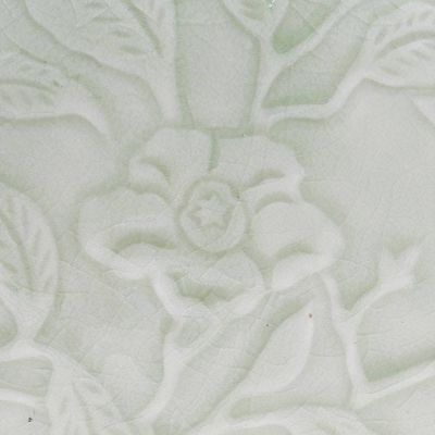 Alternate image for Hand Made Celadon Ceramic Floral Vase Flower Bunch