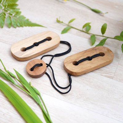 Alternate image for Fair Trade Handmade Wooden Pub Style Puzzle Omed-Omedan