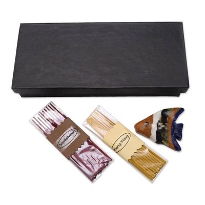 Alternate image for Tropical Fish Themed Aromatherapy Incense Set Tropical Fish