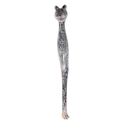 Main image for Whitewashed Suar Wood Gecko Back Scratcher from Bali Whitewashed Gecko Helper