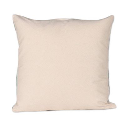 Alternate image for Whimsical Cow-Themed Embroidered Cotton Cushion Cover Pair Whimsical Moo