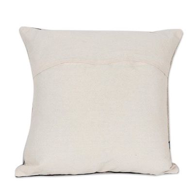 Alternate image for 2 Rabbit Nature-Themed Chain-Stitched Cotton Cushion Covers Playful Rabbits