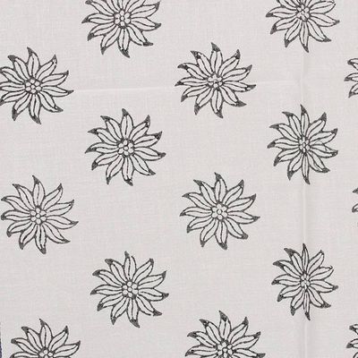 Alternate image for Floral and Diamond-Patterned Cotton Bandana Blooming Geometry